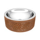LS-AZ337 - ANZZI Fleet 16 in. Handmade Vessel Sink in Polished Antique Copper with Floral Design Exterior