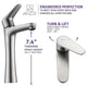 ANZZI Vivace Single Hole Single-Handle Bathroom Faucet