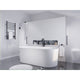 FT-AZ067 - ANZZI Jericho Series 67" Air Jetted Freestanding Acrylic Bathtub in White