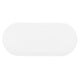 ANZZI Sabbia 5.9 ft. Solid Surface Center Drain Freestanding Bathtub in Matte White