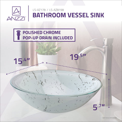 ANZZI Lepea Series Vessel Sink