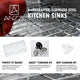ANZZI Vanguard Undermount Stainless Steel 23 in. 0-Hole Single Bowl Kitchen Sink