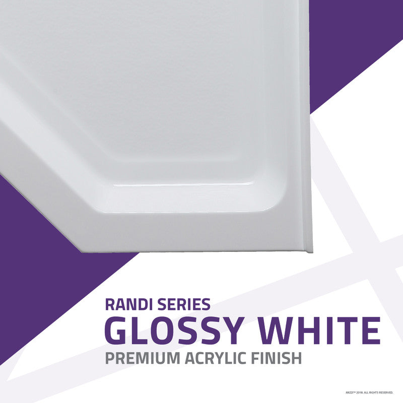 SB-AZ01NO-R - ANZZI 36 in. x 36 in. Neo-Angle Double Threshold SB-AZ01NO-R - ANZZI 36 in. x 36 in. Neo-Angle Double Threshold