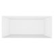 ANZZI Crema 5.9 ft. Solid Surface Center Drain Freestanding Bathtub in Matte White