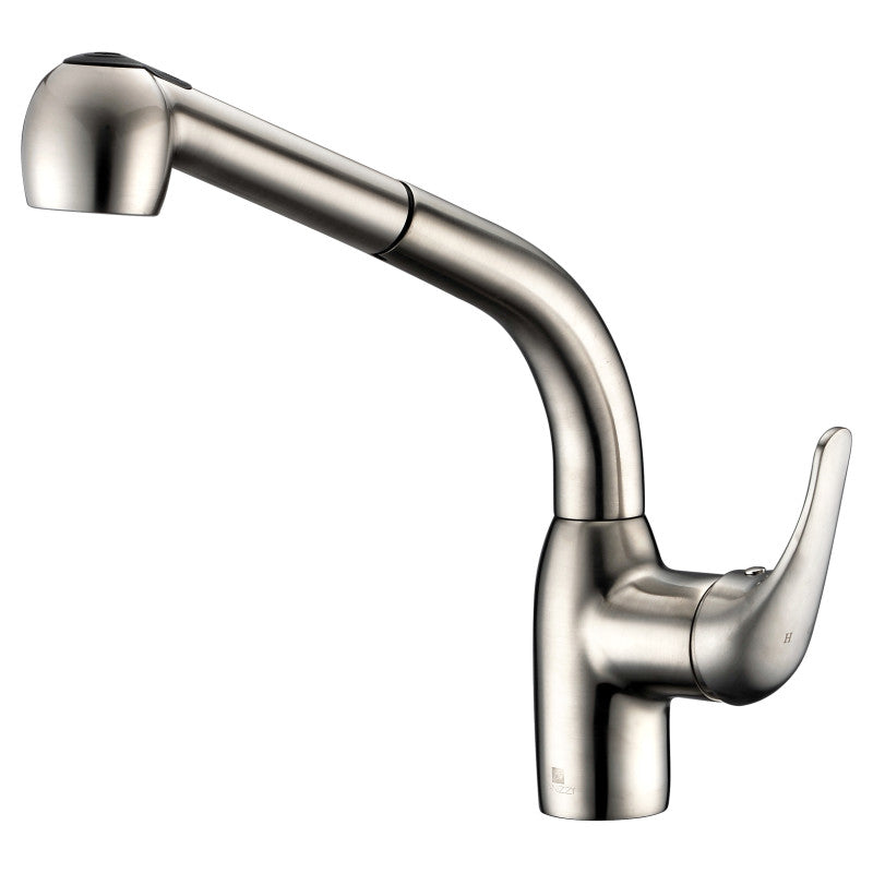 Popular Single-Handle Pull-Out Sprayer Kitchen Faucet in Brushed Nickel