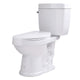 ANZZI Trend 67 in. Acrylic Flatbottom Non-Whirlpool Bathtub with Havasu Faucet and Talos 1.6 GPF Toilet