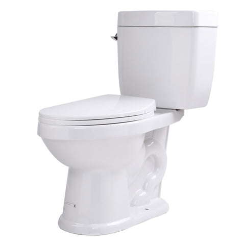 FTAZ090-T065 - ANZZI Talyah 71 in. Acrylic Soaking Bathtub with Talos 2-piece 1.6 GPF Single Flush Toilet