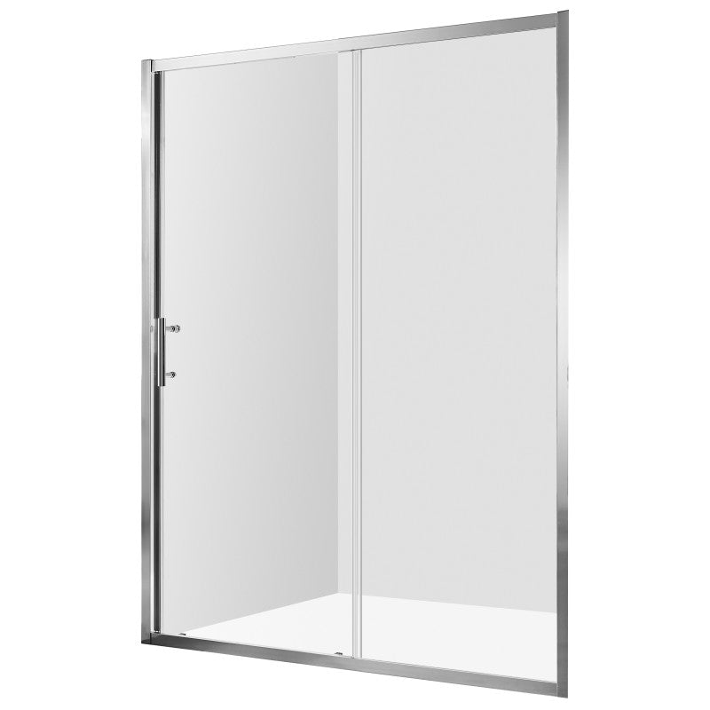 ANZZI 48 in. x 72 in. Framed Shower Door with TSUNAMI GUARD in Polished  Chrome