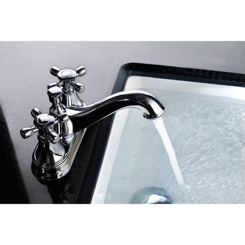 L-AZ006-R - ANZZI ANZZI Series 4 in. Centerset 2-Handle Mid-Arc Bathroom Faucet in Polished Chrome