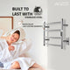 ANZZI Glow 4-Bar Stainless Steel Wall Mounted Towel Warmer