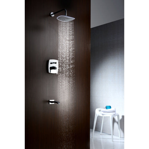 L-AZ026 - ANZZI Tempo Series 1-Handle 1-Spray Tub and Shower Faucet in Polished Chrome