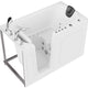 ANZZI 32 in. x 60 in. Left Drain Quick Fill Walk-In Whirlpool and Air Tub with Powered Fast Drain in White