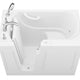 ANZZI Value Series 26 in. x 46 in. Left Drain Quick Fill Walk-in Whirlpool Tub in White
