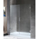 SD-AZ8073-01BN - ANZZI Makata Series 60 in. by 72 in. Frameless Hinged Alcove Shower Door in Brushed Nickel with Handle