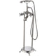FS-AZ0052BN - ANZZI Tugela 3-Handle Claw Foot Tub Faucet with Hand Shower in Brushed Nickel