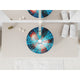 LS-AZ916 - ANZZI Belissima Round Glass Vessel Bathroom Sink with Stellar Burst Finish