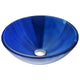 Meno Series Deco-Glass Vessel Sink with Harmony Faucet