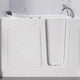 53 - 60 in. x 26 in. Right Drain Whirlpool Jetted Walk-in Tub in White