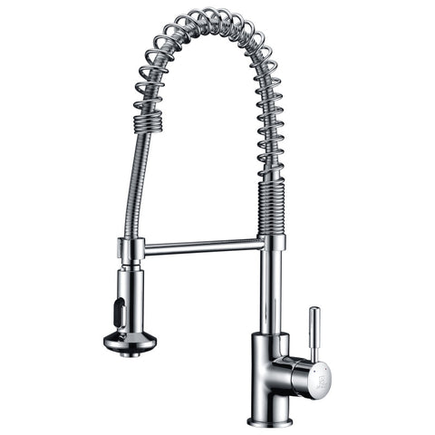 KF-AZ1673CH - ANZZI Eclipse Single Handle Pull-Down Sprayer Kitchen Faucet in Polished Chrome