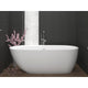 ANZZI Ami 67 in. Acrylic Flatbottom Freestanding Bathtub