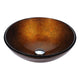 LS-AZ8225 - ANZZI Gardena Series Deco-Glass Vessel Sink in Amber Gold