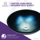 ANZZI Stellar Series Deco-Glass Vessel Sink