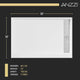 Alexander 60 in. L x 30 in. W Alcove Shower Pan Base with Right Drain in Glossy White Marine Acrylic