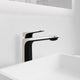L-AZ904MB-BN - ANZZI Single Handle Single Hole Bathroom Vessel Sink Faucet With Pop-up Drain in Matte Black & Brushed Nickel