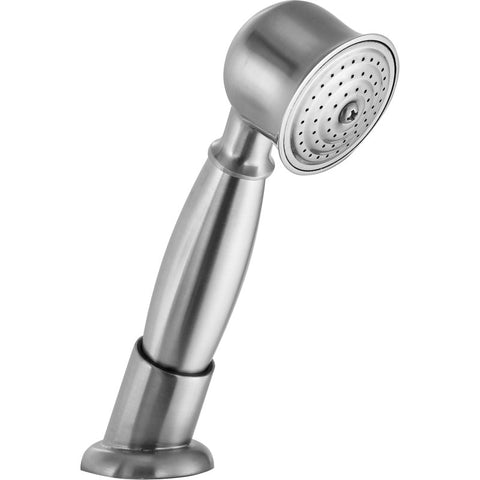 ANZZI Patriarch 2-Handle Deck-Mount Roman Tub Faucet with Handheld Sprayer in Brushed Nickel