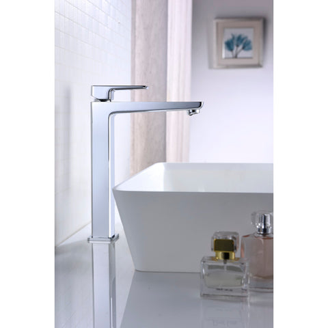 L-AZCMB102-01CH - ANZZI Valor Single Hole Single-Handle Bathroom Faucet in Polished Chrome with Soap Dish and Toothbrush Holder