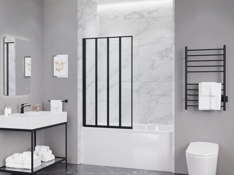 ANZZI 56-in. x 33-in. Accordion-Style Bathtub Shower Door