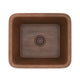 Aquileia Drop-in Handmade Copper 17 in. 0-Hole Single Bowl Kitchen Sink