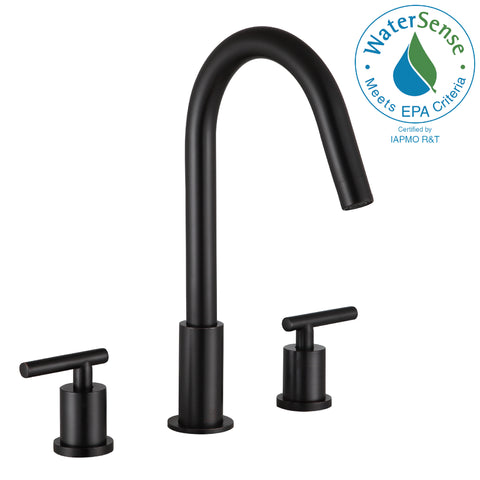 ANZZI Spartan 8 in. Widespread 2-Handle Bathroom Faucet