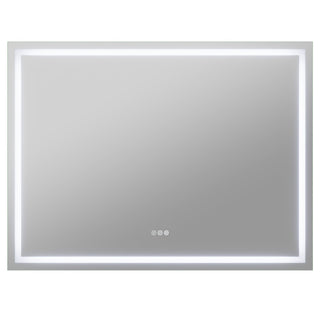 BA-LMDFX023AL - ANZZI 36-in. x 48-in. Frameless LED Front/Back Light Bathroom Mirror w/Defogger