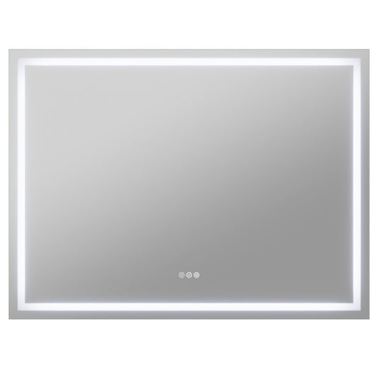 BA-LMDFX023AL - ANZZI 36-in. x 48-in. Frameless LED Front/Back Light Bathroom Mirror w/Defogger