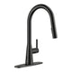 Modern Touchless Matte Black Pull-Down Kitchen Faucet