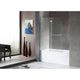 SD-AZ8076-01BNR - ANZZI ANZZI Series 48 in. by 58 in. Frameless Hinged Tub Door in Brushed Nickel