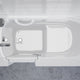 26 in. x 53 in. Left Drain Quick Fill Walk-In Soaking Tub in White