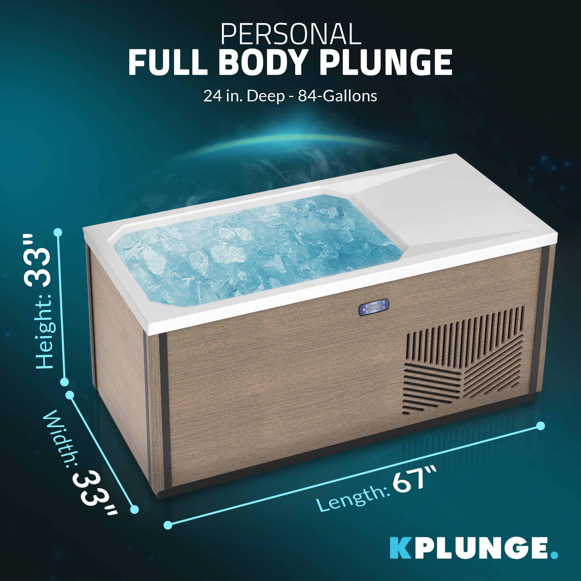 CP-CH6732N - KPlunge Iroquois 67 in. 1-Person Mono-Jet All-in-One
