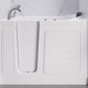 53 - 60 in. x 26 in. Left Drain Whirlpool Jetted Walk-in Tub in White