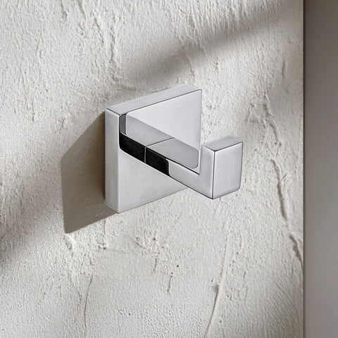 ANZZI Complete 5-Piece Bathroom Hardware Set (Includes Two Towel Bars), RHINO ALLOY Certified Stainless Steel & Zinc, Multiple Finishes