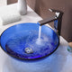 Halo Series Vessel Sink in Blue