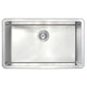 Vanguard Undermount Stainless Steel 30 in. 0-Hole Single Bowl Kitchen Sink in Brushed Satin