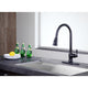 KF-AZ214ORB - ANZZI Rodeo Single-Handle Pull-Out Sprayer Kitchen Faucet in Oil Rubbed Bronze