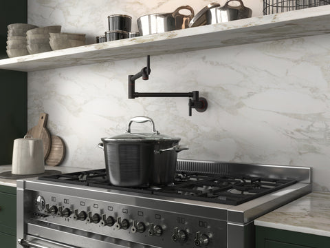 Braccia Series 24" Wall Mounted Pot Filler in Oil Rubbed Bronze