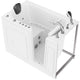 AMZ3053RWD - ANZZI 30 in. x 53 in. Right Drain Quick Fill Walk-In Whirlpool and Air Tub with Powered Fast Drain in White