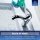 Clavier Series Single Hole Single-Handle Mid-Arc Bathroom Faucet