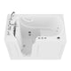 AZ2952LWH - ANZZI Coupe Series 29 in. x 52 in. Left Drain Quick Fill Walk-In Whirlpool Tub with Powered Fast Drain in White