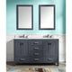 Chateau 60 in. W x 22 in. D Bathroom Vanity Set with Carrara Marble Top with White Sink