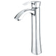 LSAZ055-095 - ANZZI Spirito Series Deco-Glass Vessel Sink in Churning Silver with Harmony Faucet in Chrome